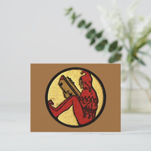 Carte Postale Lecture de Jester (Debout devant)