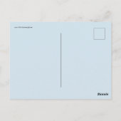 Carte Postale Lecture de la dame (Dos)