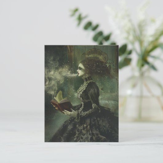 Carte Postale Lecture de la femme Ghoost (Debout devant)