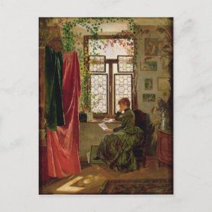 Carte Postale Lecture de la lettre