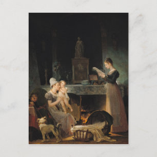 Carte Postale Lecture de la lettre
