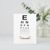Carte Postale Lecture de lunettes (Debout devant)