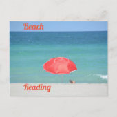 Carte Postale Lecture de plage Photographie Voyage (Devant)