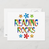 CARTE POSTALE LECTURE DE ROCHERS (Devant / Derrière)