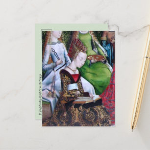 Carte Postale Lecture de sainte Ursule (détail; M 070)