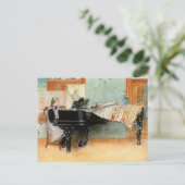 Carte Postale Lecture des échelles 1898 (Debout devant)