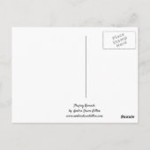 Carte Postale Lecture des enregistrements (Dos)