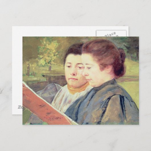Carte Postale Lecture des femmes (Devant / Derrière)