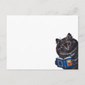 Carte Postale Lecture d'un livre par un chat, Louis Wain (Devant)