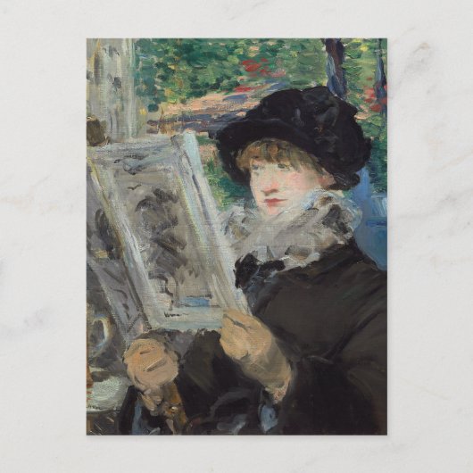 Carte Postale Lecture | Édouard Manet (Devant)