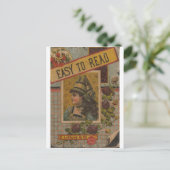 Carte Postale Lecture facile (Debout devant)