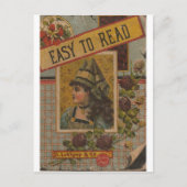 Carte Postale Lecture facile (Devant)