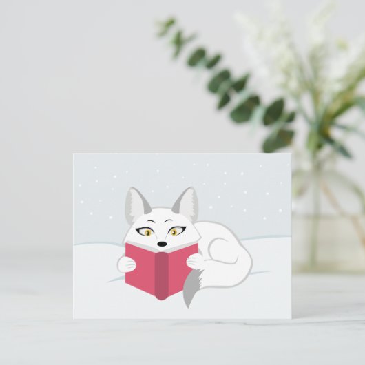 Carte Postale Lecture Fox (Debout devant)