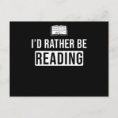 Carte Postale Lecture Hobby livre cadeau dire (Devant)