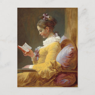 Carte Postale Lecture jeune fille