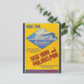 Carte Postale Lecture Train de croiseurs de chemin de fer 1937 (Debout devant)