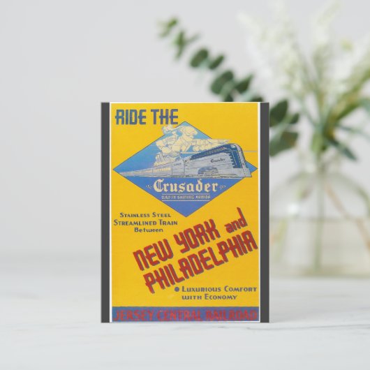 Carte Postale Lecture Train de croiseurs de chemin de fer 1937 (Debout devant)