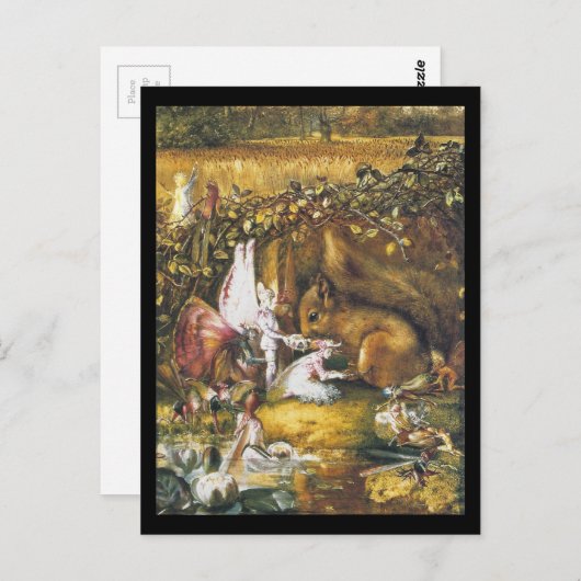 Carte Postale L'écureuil blessé (Devant / Derrière)