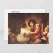 Carte Postale L'éducation est tout par Jean Honore Fragonard P (Devant / Derrière)