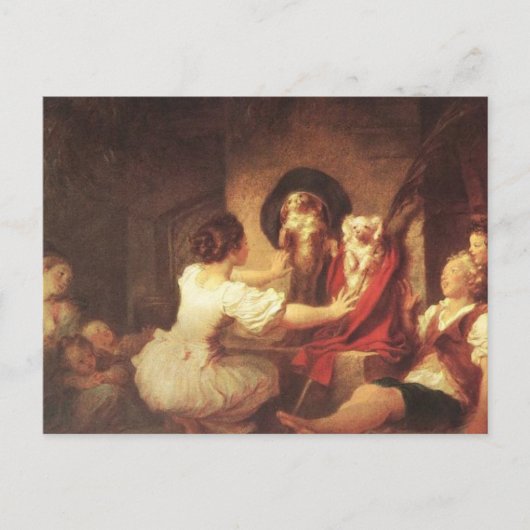 Carte Postale L'éducation est tout par Jean Honore Fragonard P (Devant)