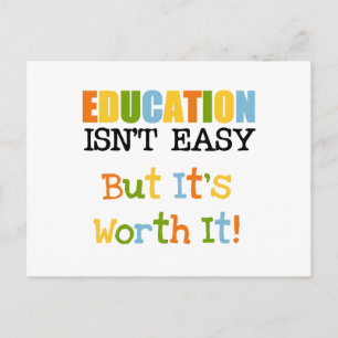Carte Postale L'éducation vaut la peine