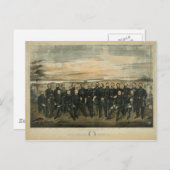 Carte Postale Lee And His General par Americus Patterson (1904) (Devant / Derrière)