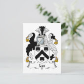 Carte Postale Lee Family Crest (Debout devant)