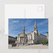 Carte Postale Leeds Civic Hall (Devant / Derrière)