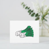 Carte Postale leeks (Debout devant)