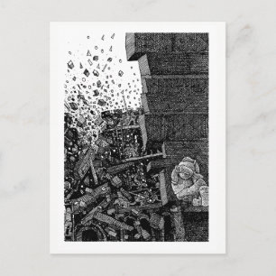 Carte Postale L'effondrement