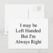 Carte Postale Left (Devant / Derrière)