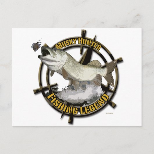 Carte Postale Légende de Musky Hunter (Devant)