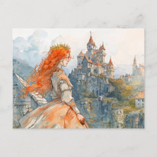Carte Postale Légende de Rosstrappe : le saut de Brunhilde comme