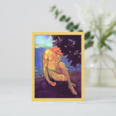 Carte Postale Légende des volcans par Saturnino Herran (Debout devant)