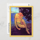 Carte Postale Légende des volcans par Saturnino Herran (Devant / Derrière)