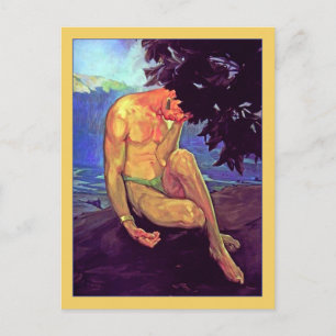 Carte Postale Légende des volcans par Saturnino Herran