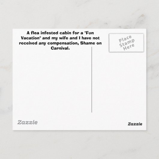 Carte Postale Légende du carnaval d (Dos)