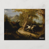 Carte Postale Légende du cavalier sans tête fantôme d'Halloween (Dos)