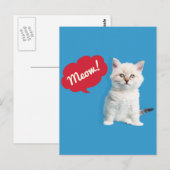 Carte Postale Légende Meow Cute Kitten (Devant / Derrière)