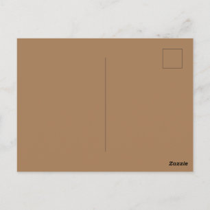 Carte Postale Léger Personnalisé Brown Image Parfait Standard