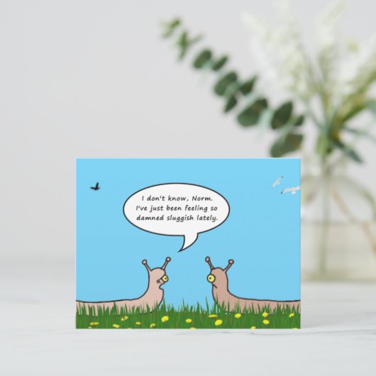 Carte postale légère (Debout devant)