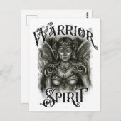 Carte postale légère Valkyrie (Devant / Derrière)