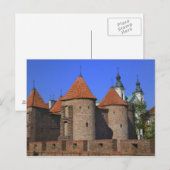 Carte Postale L'église Barbican and Pauline Church, Varsovie, (Devant / Derrière)