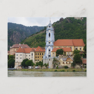 Carte Postale L'église bleue à Dürnstein