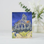 Carte Postale L'église d'Auvers, par Vincent Van Gogh (Debout devant)