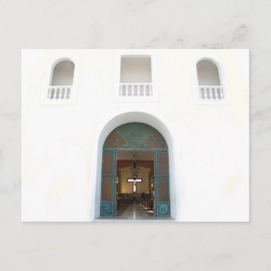 Carte Postale L'église de Cozumel (Devant)