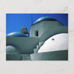 Carte Postale L'église de l'île de Santorin Grèce