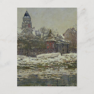 Carte Postale L'église de Vetheuil, 1879