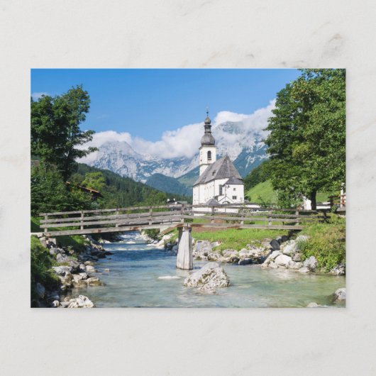 Carte Postale L'église paroissiale de Ramsau (Devant)