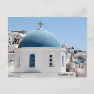 Carte Postale L'église Santorin Oia